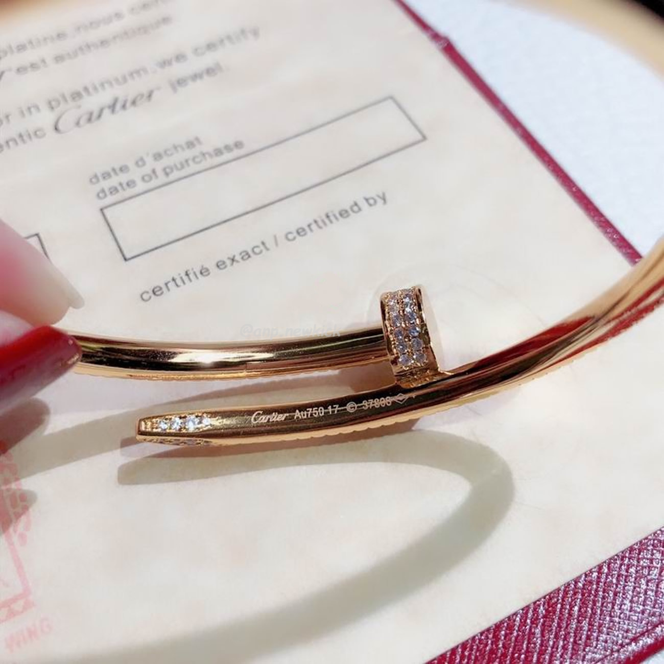 Cartier Bracelet Juste Un Clou Bracelet 18k Rose Gold (6) - newkick.vip